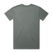 A plain grey T-shirt featuring a back view. The fabric appears smooth with no visible graphics or designs.