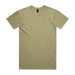 A khaki Staple Tee with a simple crew neckline, featuring a logo on the label.