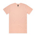 A plain peach Classic Tee T-shirt with a round neckline, featuring a logo at the collar.