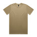 A khaki Classic Tee featuring short sleeves and a round neckline, with a logo present on the label.