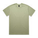 A light green Heavy Tee t-shirt with a round neckline and short sleeves, featuring a brand logo.