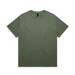A green Heavy Tee T-shirt featuring a plain design and a logo at the neck.
