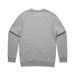 A grey jumper with long sleeves and a ribbed hem. It features a plain design with no visible branding. A grey jumper with long sleeves and a ribbed hem. It features a plain design with no visible branding.