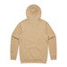A beige hoodie with a kangaroo pocket and a hood, featuring a plain design and no visible logos.
