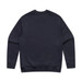 A navy jumper with long sleeves and a crew neckline. It features a logo on the back. A navy jumper with long sleeves and a crew neckline. It features a logo on the back.