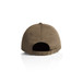 A brown cap featuring an adjustable strap and a ventilated back. Includes a logo on the side. A brown cap featuring an adjustable strap and a ventilated back. Includes a logo on the side.