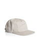 A light beige Class Five Panel Cap with a flat brim and branding on the side. A light beige Class Five Panel Cap with a flat brim and branding on the side.