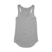 A grey racerback singlet with a relaxed fit and rounded hem. It features a branding logo at the neck. A grey racerback singlet with a relaxed fit and rounded hem. It features a branding logo at the neck.