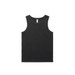 A black organic rib tank top with a sleeveless design and a subtle logo on the label. A black organic rib tank top with a sleeveless design and a subtle logo on the label.