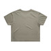 A khaki cropped t-shirt with a simple design and no visible branding on the back. A khaki cropped t-shirt with a simple design and no visible branding on the back.