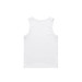 A white rib tank top displayed against a plain background, featuring a simple design and no visible branding.