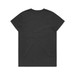 A black T-shirt with a simple, unadorned back. The shirt has short sleeves and a standard fit. A black T-shirt with a simple, unadorned back. The shirt has short sleeves and a standard fit.