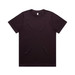 A dark brown t-shirt with a classic crew neckline. The shirt has a plain design and features a logo.