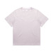 A light purple t-shirt with a relaxed fit. The shirt features a logo on the front.
