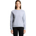 A light grey jumper with long sleeves and a round neckline, featuring a fitted waist and a logo. A light grey jumper with long sleeves and a round neckline, featuring a fitted waist and a logo.