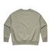 A light olive green crew jumper featuring long sleeves and a relaxed fit. The back is plain with no visible branding. A light olive green crew jumper featuring long sleeves and a relaxed fit. The back is plain with no visible branding.