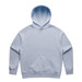 A light blue hoodie with a front pocket and a hood, featuring a logo on the front. A light blue hoodie with a front pocket and a hood, featuring a logo on the front.