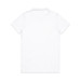 A white polo shirt featuring a collar and a plain back. It includes a logo on the front. A white polo shirt featuring a collar and a plain back. It includes a logo on the front.