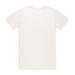 A plain white organic t-shirt with a round neckline and short sleeves, featuring a logo on the back. A plain white organic t-shirt with a round neckline and short sleeves, featuring a logo on the back.
