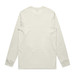 A long-sleeved tee in a light beige colour featuring a back view with no visible designs. The shirt has a logo.