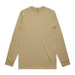 A long-sleeve t-shirt in a light beige colour with a logo on the label.