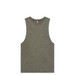 A stone wash green tank top with a sleeveless design, featuring a simple cut and a brand logo. A stone wash green tank top with a sleeveless design, featuring a simple cut and a brand logo.