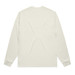 A light grey long-sleeve tee with a relaxed fit, featuring a simple design and no graphic elements.