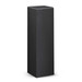 A sleek black box with a smooth finish, designed to hold a product, possibly a vacuum bottle.