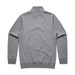 A grey half-zip crew jumper with a simple, unbranded design and a stand-up collar.