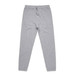 Light grey track pants featuring an elastic waistband and drawstring, with side pockets and a logo. Light grey track pants featuring an elastic waistband and drawstring, with side pockets and a logo.