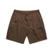 Cargo shorts in a dark brown shade with an elastic waistband and side pockets. Features branding on the waistband. Cargo shorts in a dark brown shade with an elastic waistband and side pockets. Features branding on the waistband.
