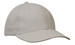A beige brushed heavy cotton cap with a curved brim and a logo on the front. A beige brushed heavy cotton cap with a curved brim and a logo on the front.