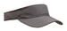 A grey sports ripstop visor featuring a wide brim and an adjustable band, designed for outdoor activities. A grey sports ripstop visor featuring a wide brim and an adjustable band, designed for outdoor activities.