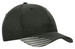 A black cap made of breathable poly twill, featuring a peak with flash print design and a logo. A black cap made of breathable poly twill, featuring a peak with flash print design and a logo.