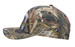 A camouflage 6 panel cap featuring various earthy tones and a logo on the side. A camouflage 6 panel cap featuring various earthy tones and a logo on the side.