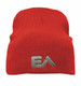 A deep red cable knit beanie featuring a logo on the front. Suitable for a wide fit. A deep red cable knit beanie featuring a logo on the front. Suitable for a wide fit.