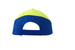 A bright yellow and blue cap featuring reflective piping on the crown and peak, with a rear adjustable strap. A bright yellow and blue cap featuring reflective piping on the crown and peak, with a rear adjustable strap.