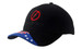 A black cap featuring an Australian flag insert on the peak and a logo on the front.
