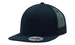 A black premium American twill cap with a mesh back and snap back pro styling, featuring a circular logo. A black premium American twill cap with a mesh back and snap back pro styling, featuring a circular logo.