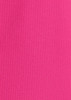 A vibrant pink short sleeve shirt with a ribbed texture. Features a logo on the front.