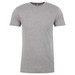 A grey men's CVC crew t-shirt displayed against a plain background, featuring short sleeves and a casual fit.