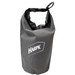 A grey 2.5L dry bag with a sturdy handle and a logo. Ideal for keeping items dry and secure.
