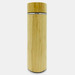 A drink bottle with a bamboo finish and a silver lid, showcasing a sleek, eco-friendly design. A drink bottle with a bamboo finish and a silver lid, showcasing a sleek, eco-friendly design.