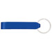 A drink bottle opener in blue, featuring a keyring attachment and a simple design.