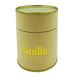 A medium Relax Candle in a round, kraft paper container with a gold lid, featuring a vanilla scent. A medium Relax Candle in a round, kraft paper container with a gold lid, featuring a vanilla scent.