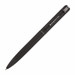 A metal Bullet Pen in black with a sleek design and a logo on the barrel. A metal Bullet Pen in black with a sleek design and a logo on the barrel.