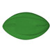 A green 135mm Spyro football with a smooth surface and a slight oval shape, featuring a logo on one side.