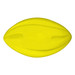 A yellow 135mm Spyro Football with a smooth, aerodynamic shape and a simple design. It features a branding logo.
