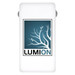 A white power bank featuring a tree design and the brand logo "LUMION". It is compact and portable. A white power bank featuring a tree design and the brand logo "LUMION". It is compact and portable.
