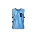 A light blue soccer vest featuring a large number 8 and black trim, with side straps for adjustment.